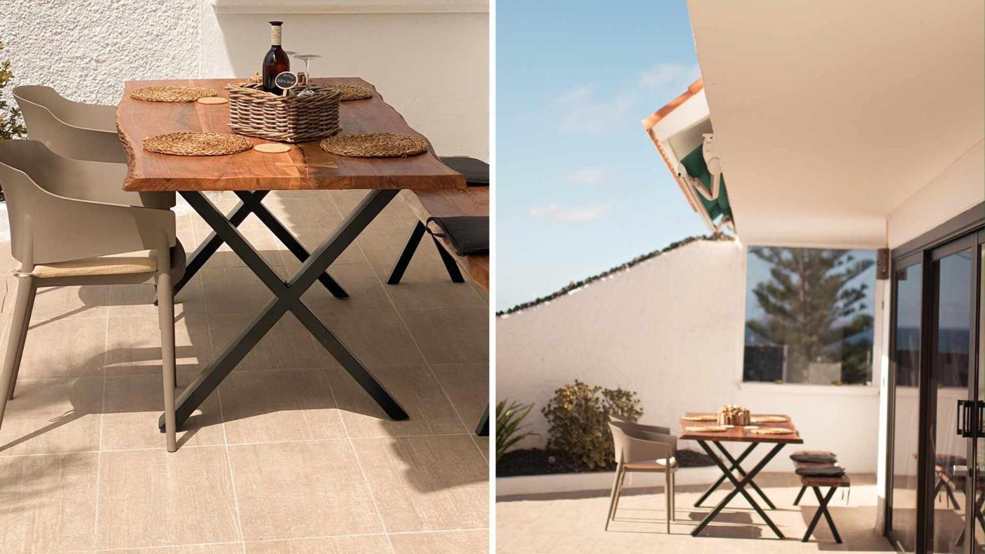 Bungalow Allende Famara Con Piscina Privada Y Ac Bagian luar foto